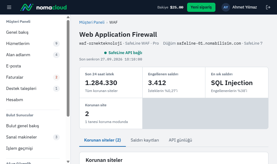 Web uygulamanızı WAF ile koruyun · Genel bakış